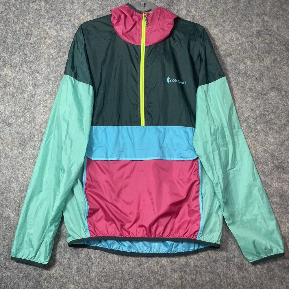 Cotopaxi Teca Jacket 1/2 Zip Windbreaker Block Lightweight Hiking Teva WXL/ML